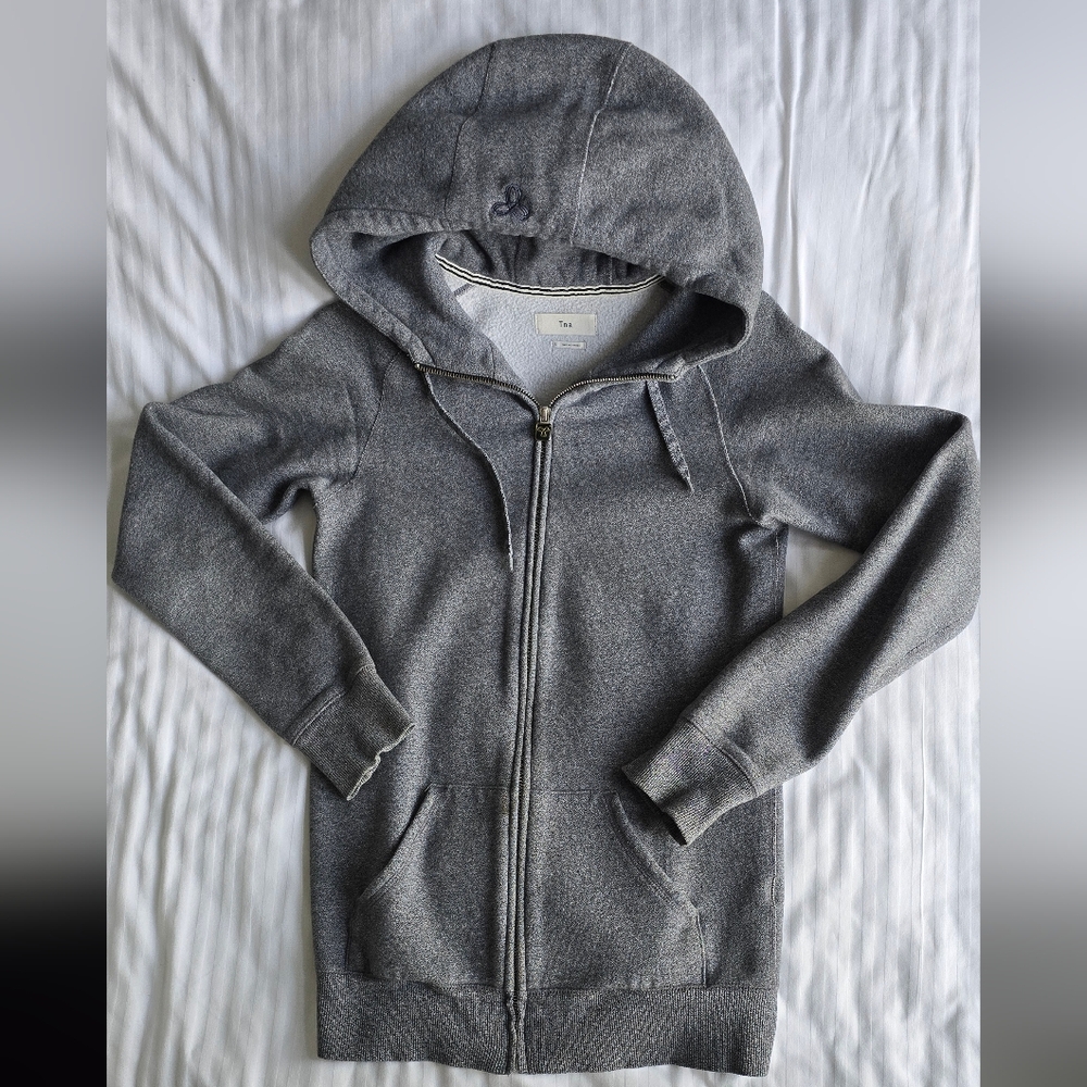 TNA Gray Zip-Up Hoodie